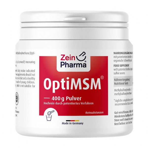 Пищевая добавка для суставов OPTIMSM Pulver 400 гр Zein Pharma Пищевая добавка для суставов OPTIMSM Pulver 400 гр Zein Pharma